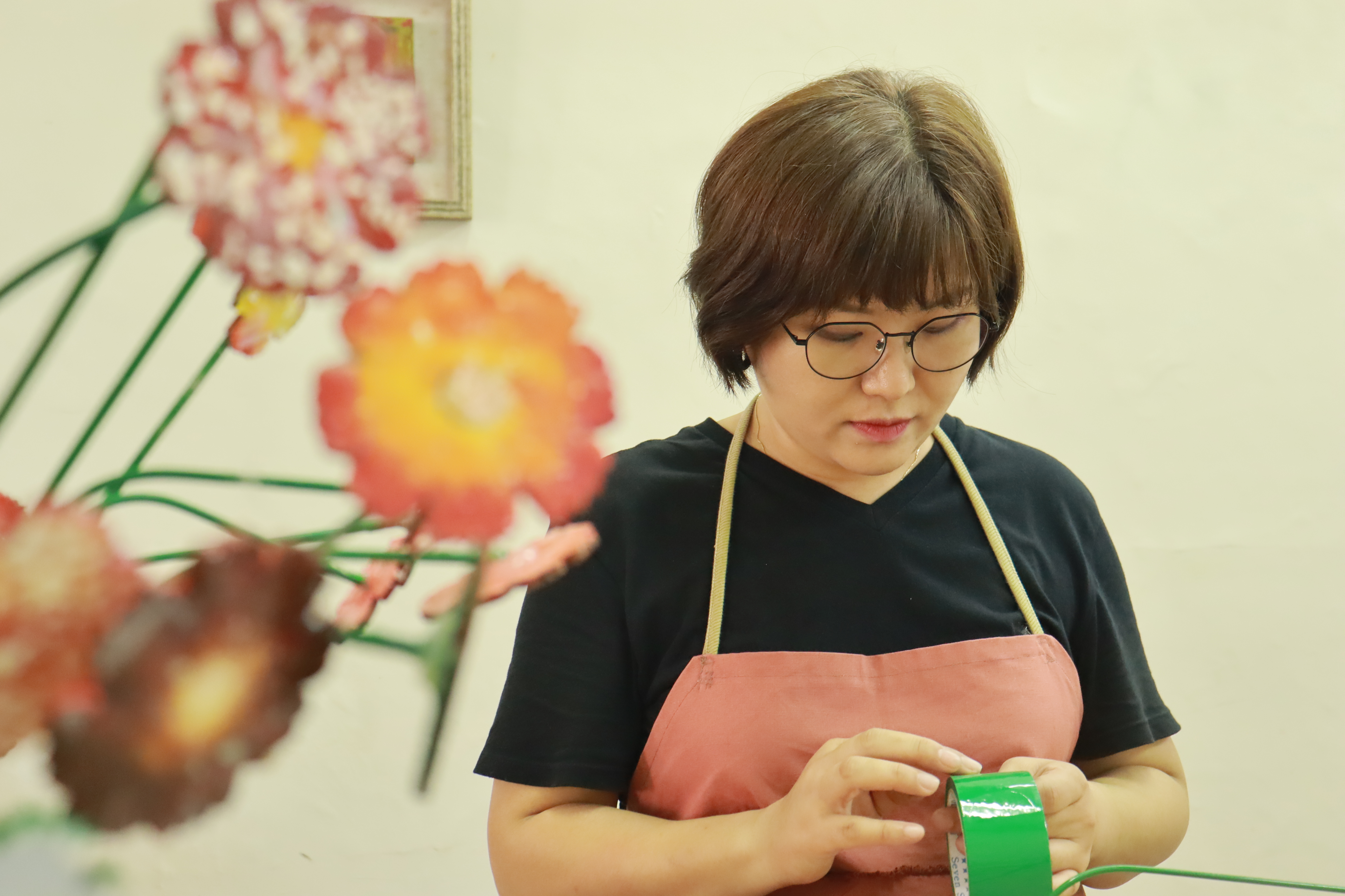 韓籍藝術家宋周妍 樂在漆藝創作領域